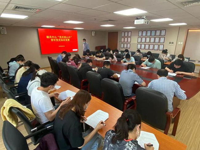 图为党史竞赛现场