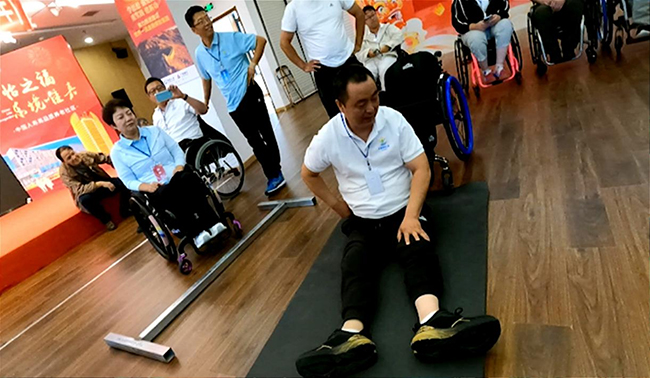 图为学员训练照片