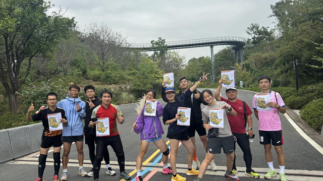 图为定向越野项目集训