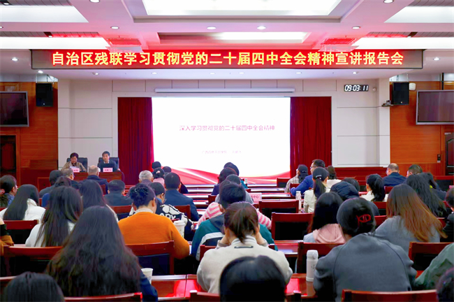 图为报告会现场