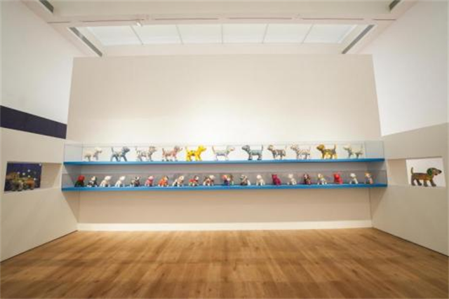 图为双年展展览现场图