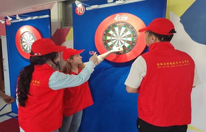 图为文体运动体验区